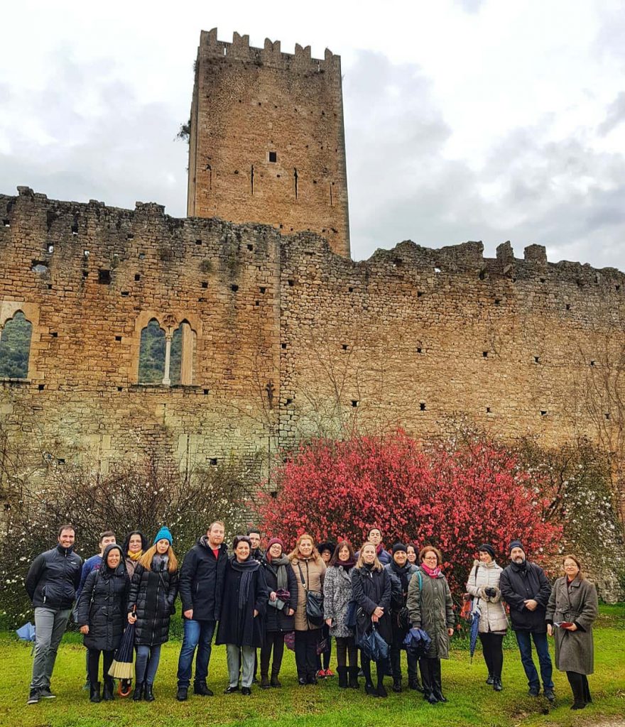 visita al Parco Naturale di Ninfa in occasione di uno scambio di buone pratiche tra Grecia, Spagna e Bulgaria