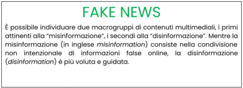 definizione fake news