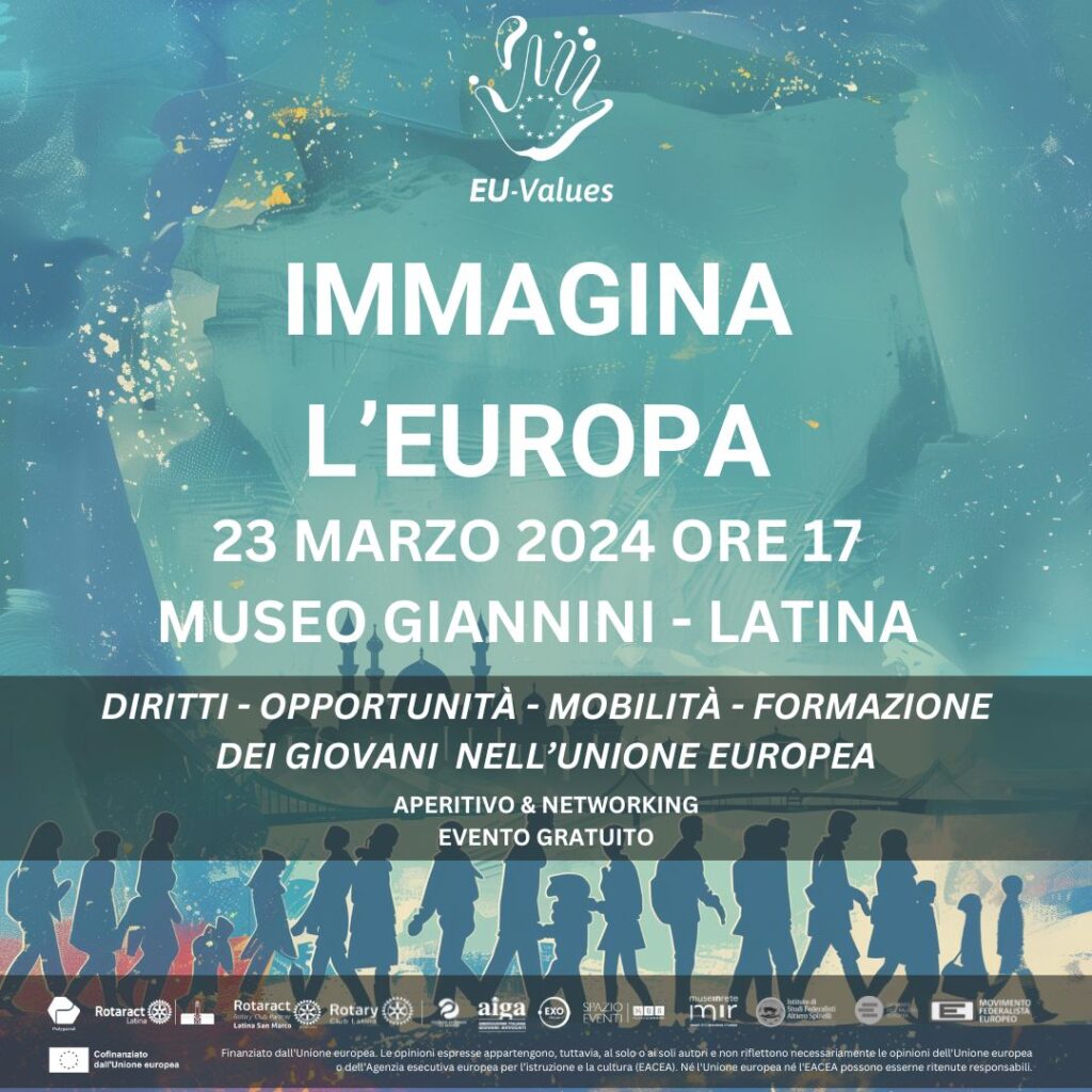 immagina europa - evento sui valori europei per parlare ai giovani di cosa sia l'Europa